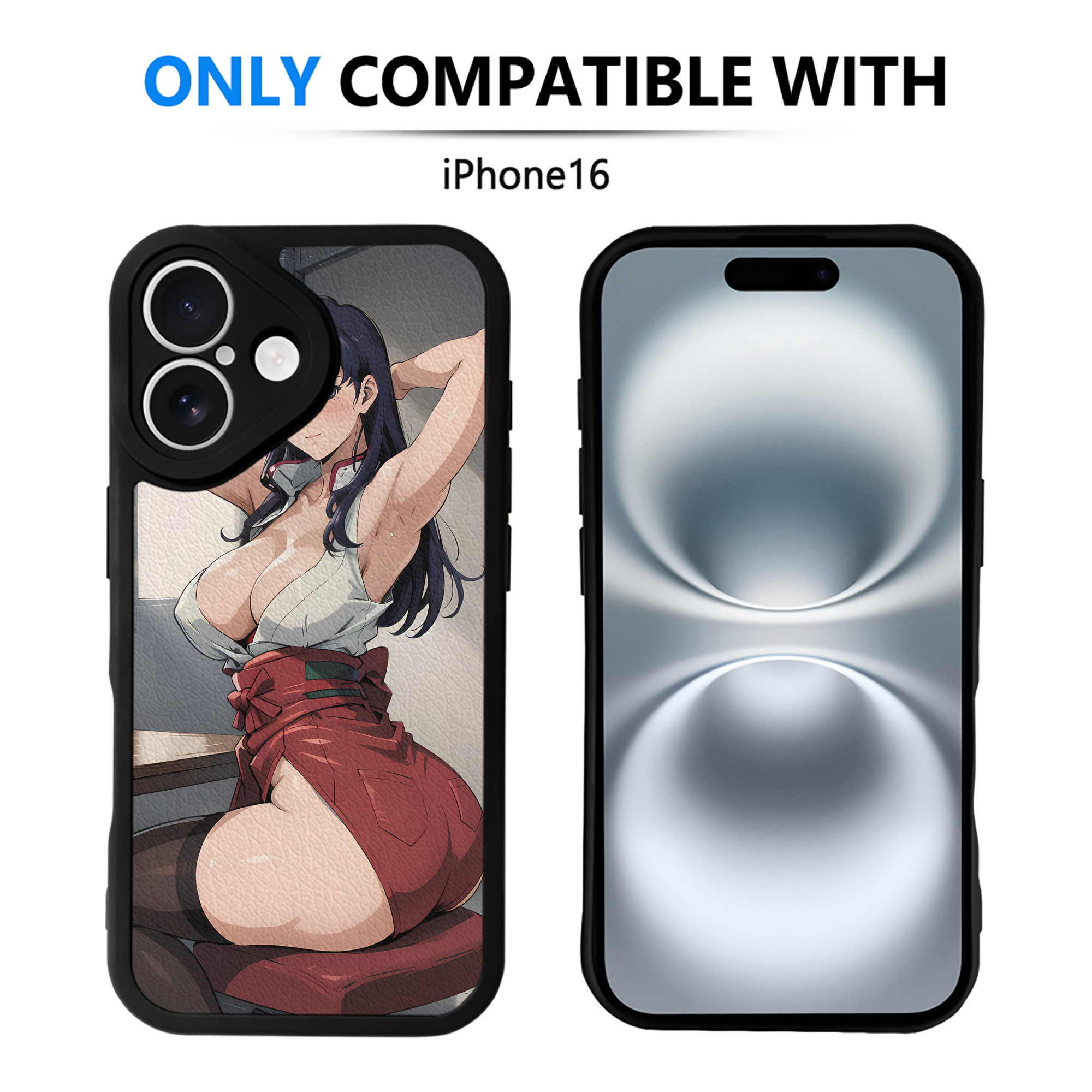 （画像用） EVA 新世紀エヴァンゲリオン 【iPhone 16シリーズ対応】シリコンスマホケース（レザー調） 材質：シリコン